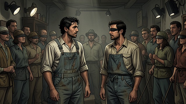 Brothers in a Strange City from "Shantaram". Chosen Family A shared idea of brotherhood Abdullah and Lin meet again when Khaderbhai brings Lin to the Blind Singers’ performance.