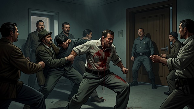 The Attack in G2 from "Three Seconds". A Death Sentence Inside A sudden assault Hoffmann is attacked in his unit after prisoners learn that he is a snitch.