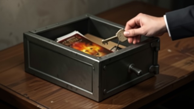 The Key and the Envelopes from "Three Seconds". A Contingency for Family A practical safeguard Hoffmann gives Zofia the key to a safe-deposit box containing passports, money, a recording, and instructions.