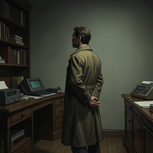 Ewert Grens’s Grief and Change from "Three Seconds". This thread follows Grens’s struggle with Anni’s absence, the loss of his office rituals, and the gradual return of connection and purpose.