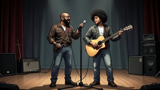 A Shared Stage from "Daisy Jones & the Six". A Shared Stage Chemistry before trust When Daisy Jones appears at a Six show, Billy Dunne invites her to sing Honeycomb.