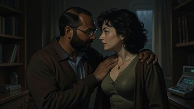 The Almost Kiss from "Daisy Jones & the Six". The Almost Kiss A moment of surrender While writing together, Daisy Jones tells Billy Dunne that she likes working with him.