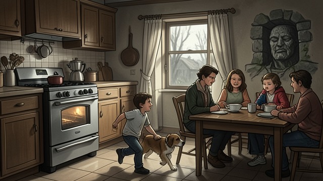 Frank’s New Childhood from "Station Eleven". Frank’s New Childhood Born into the changed world Jeevan’s young son grows up without experience of the old city, electric systems, or global travel.
