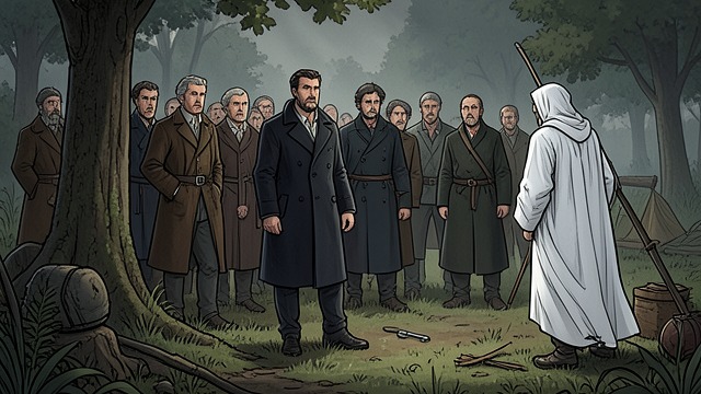 The Offer at St. Deborah from "Station Eleven". The Offer at St. Deborah A demand is revealed The Prophet asks the Conductor to leave Alexandra behind as a future bride.