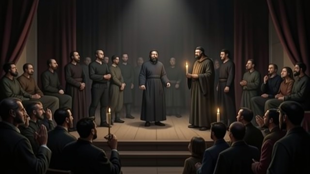 A Performance under Threat from "Station Eleven". A Performance under Threat Shakespeare in a lot The Symphony performs A Midsummer Night’s Dream by candlelight.