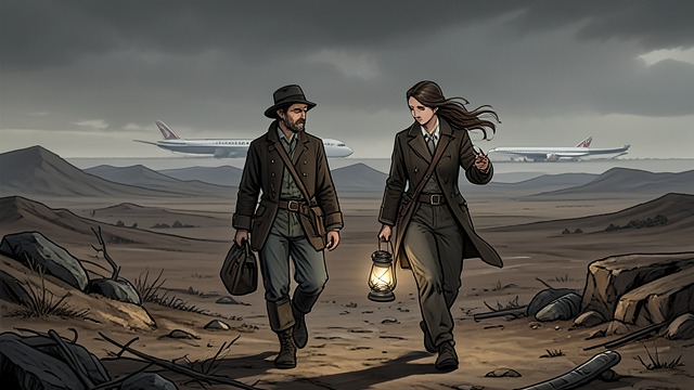 Two Against the Road from "Station Eleven". Two Against the Road A journey alone Kirsten and August discover that the Symphony has left without them.