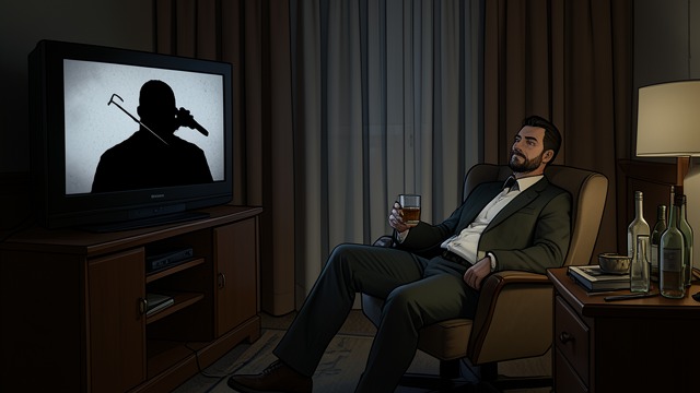 A Television Warning from "The Death of Bunny Munro". A Television Warning Violence enters the hotel room Libby tells Bunny about a man attacking women in the north.