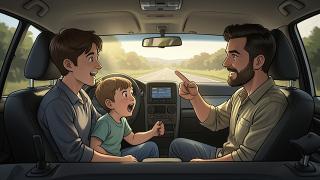 The Roadside Companion from "The Death of Bunny Munro". The Roadside Companion Inclusion offered as adventure Bunny invites Bunny Junior to travel with him and promises they will go together.