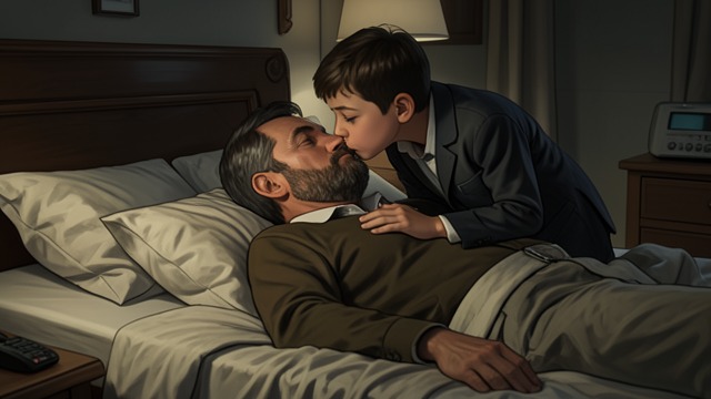 The Son at the Pool from "The Death of Bunny Munro". The Son at the Pool An intimate goodbye Bunny Junior stays with his dying father and kisses him. Bunny asks for rest; the boy asks him not to close his eyes.