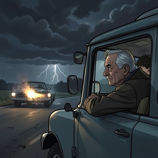 The Horned Killer’s Advance from "The Death of Bunny Munro". This flow follows the distant news of the Horned Killer as it becomes an immediate threat woven through Bunny’s increasingly apocalyptic journey.