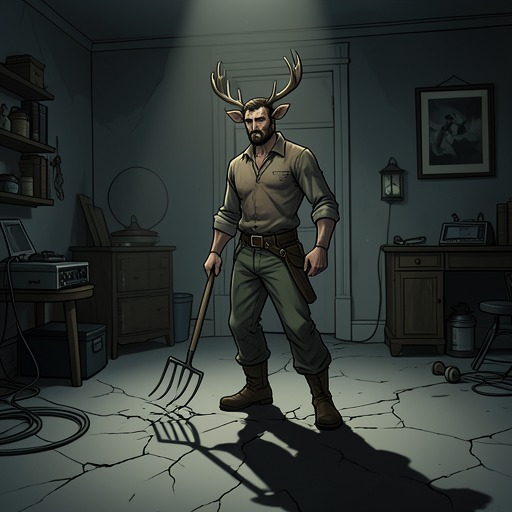 The Apparent Demonic Encounter from "The Death of Bunny Munro". This flow follows how the novel’s demons, horns, and bodily horror combine public violence with Bunny’s private guilt and impending death.