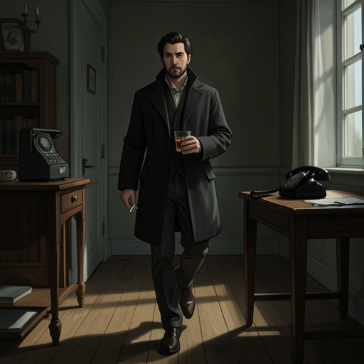 Bunny’s Road to Reckoning from "The Death of Bunny Munro". This flow traces Bunny Munro’s flight into work and appetite after Libby’s death, and the collapse that forces him to face what he has done.