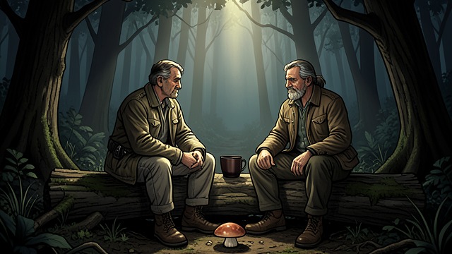 Companions in the Woods from "Harvest". Companions in the Woods A shared experiment Walter Thirsk and John Carr once eat fairy caps together, an experience Walter Thirsk remembers as vivid and…