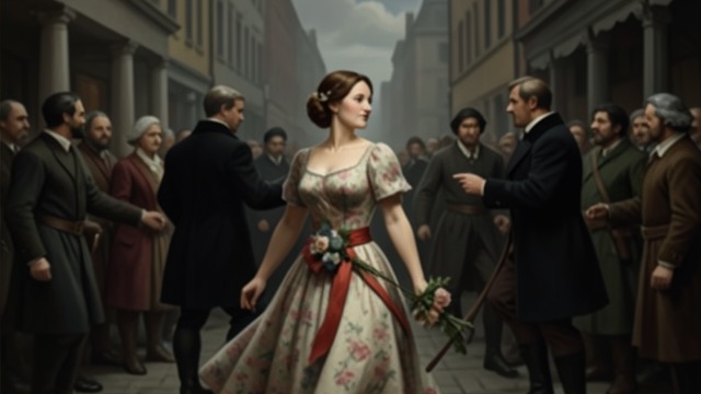 A Queen Taken from Her Field from "Harvest". A Queen Taken from Her Field Ceremony turned into suspicion Lizzie Carr is taken from the threshing area after her sash and flowers attract the attention of…