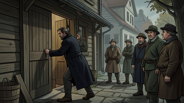 A Village Judged Idle from "Harvest". A Village Judged Idle Residents treated as suspects Young Edmund Jordan searches homes and speaks of disorder while the villagers’ own customs are ignored.