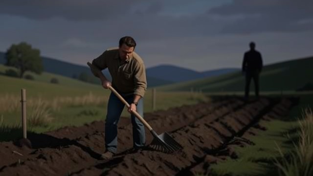 An Absent Voice from "Harvest". An Absent Voice Imagined witnesses As Walter Thirsk drinks alone, he imagines John Carr among the friends watching his act of plowing.