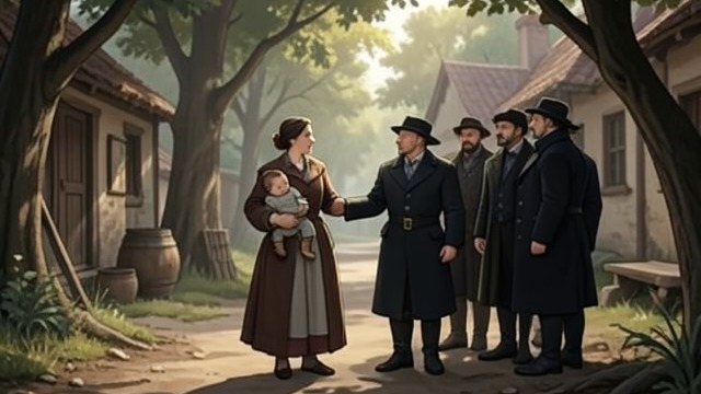 Solidarity in the Lane from "Harvest". Solidarity in the Lane Protecting a child Kitty Gosse and Anne Rogers intervene when Young Edmund Jordan’s men seize Lizzie Carr.