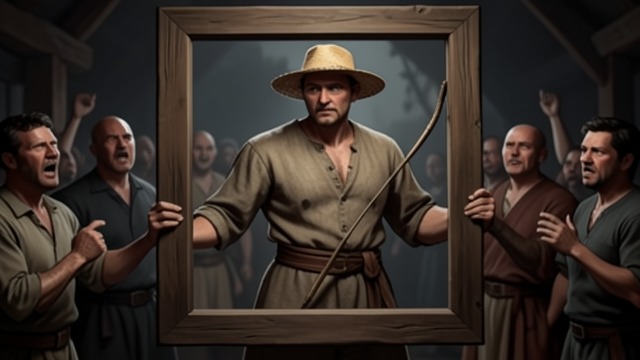 The Pillory Sentence from "Harvest". The Pillory Sentence Public humiliation Charles Kent condemns Young Beldam to a week in the pillory, has his hair shaved, and orders his bow broken.