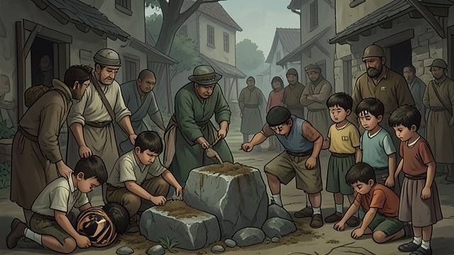 A Boundary Learned from "Harvest". A Boundary Learned Children taught the edge The villagers mark boundaries by bringing children to stones, sometimes bumping their heads so they will remember…
