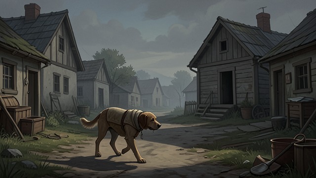 Animals Left Behind from "Harvest". Animals Left Behind Abandoned care As families flee, some animals are taken while others remain to forage.