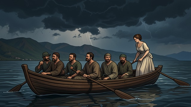 Escape by Sea from "Don Quixote". Escape by Sea Leaving Algiers The captives free Zoraida and seize a vessel, taking her father and several Moorish rowers with them.