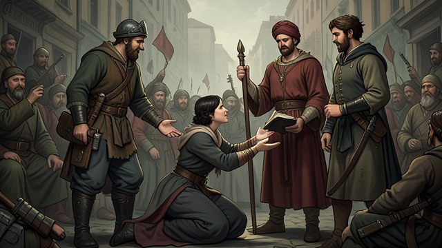 The Public Plea from "Don Quixote". The Public Plea A claim made openly Dorothea kneels before Fernando and reminds him of his pledge. She argues that his own words and conduct bind him to her.