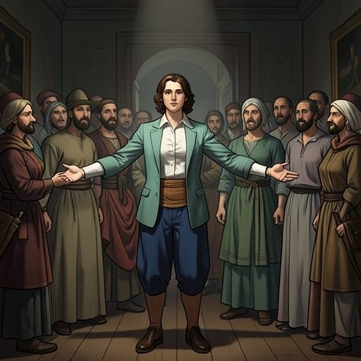 Marcela’s Right to Refuse from "Don Quixote". This thread follows Marcela’s refusal of imposed love and Don Quixote’s public defense of her freedom.