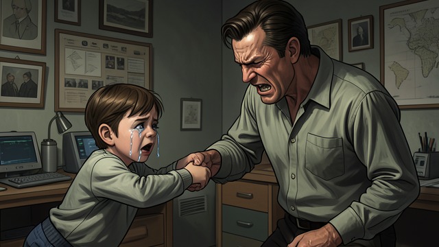 Beth's Unintended Grip from "The Shrinking Man". Beth's Unintended Grip A child's gesture Beth discovers Scott and carries him to the dollhouse, believing she is helping him.