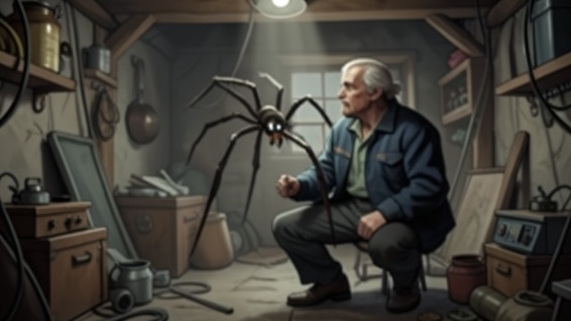 A Creature Made Giant from "The Shrinking Man". A Creature Made Giant Scale magnifies threat The spider is physically small by ordinary standards, but it is enormous relative to Scott.