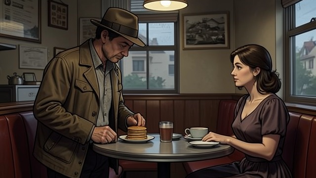 The Pancake Misunderstanding from "Cherry". A Story Distorted by Others A casual invitation The narrator invites several friends, including James Lightfoot, to get pancakes.