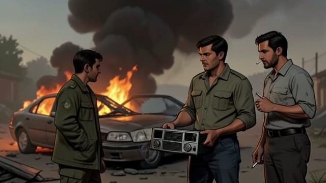 The Burning GTI from "Cherry". A small disaster becomes a shared joke A bank errand gone wrong James drives the narrator and Roy to a bank in his newly purchased GTI.