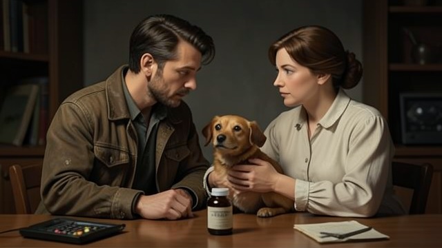 The Dog and the Promise from "Cherry". Livinia and a New Vow A Shared Responsibility Emily suggests that they get a dog, and they adopt Livinia from an animal shelter.