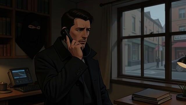 The Threat of the Black Mask from "Cherry". A Debt Becomes a Threat Payment demanded Black calls the narrator and says he is a piece of trash who will force Black to put on his black mask.