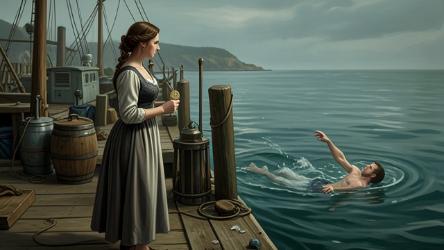 News of the Drowning from "The Bad Seed". News of the Drowning A Death Announced A radio report identifies Claude as the child who drowned during the Fern school picnic.