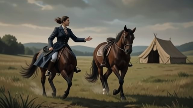 A Familiar Shortcut from "Mulan". Trust Before the Magic Riding to find help Mulan urges Black Wind off the road and across fields because she knows a faster way to the healer.