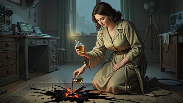 The Poison Revealed from "Mulan". A Gift Reinterpreted The honey burns the earth Mulan empties the flask and sees that its contents scorch the ground like a corrosive poison.