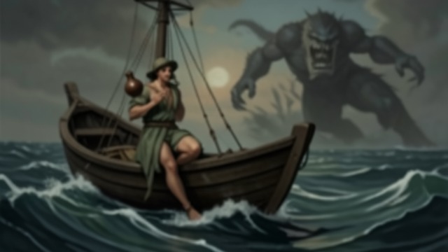 The Monster Falls from "Mulan". Survival in the Waves A weaponized hull Lu Ting-Pin repeatedly forces the boat deeper into the creature until it suffers a mortal wound.