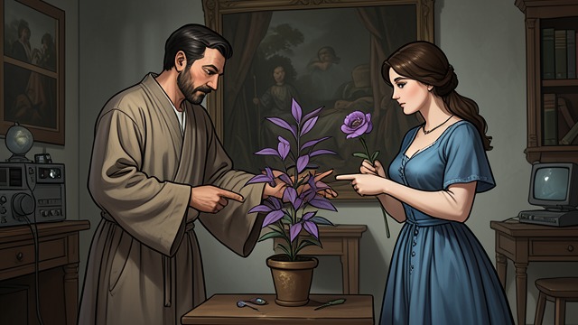 Searching by Name from "Mulan". A Guess from Language No reliable description Lu Ting-Pin admits that he does not know the plant, so Mulan uses its name to reason about its likely appearance.