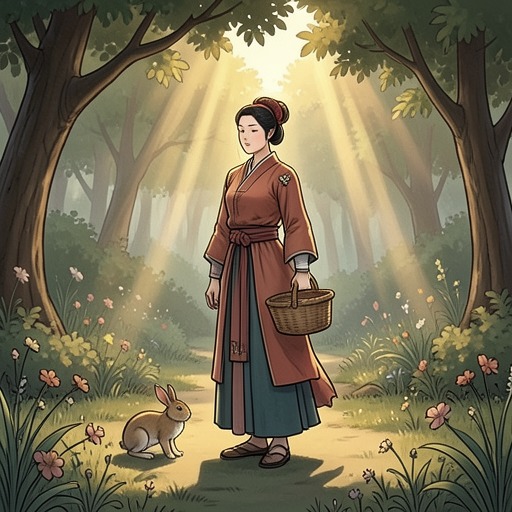 The Flower’s Identification from "Mulan". This flow follows Mulan’s search for Essence of Heavenly Majesty when her guides cannot identify the needed plant.