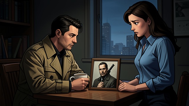 A Warning Against Obsession from "The Dry". A Warning Against Obsession The partner challenges Falk Raco tells Falk that his hatred of Mal may be distorting the investigation.
