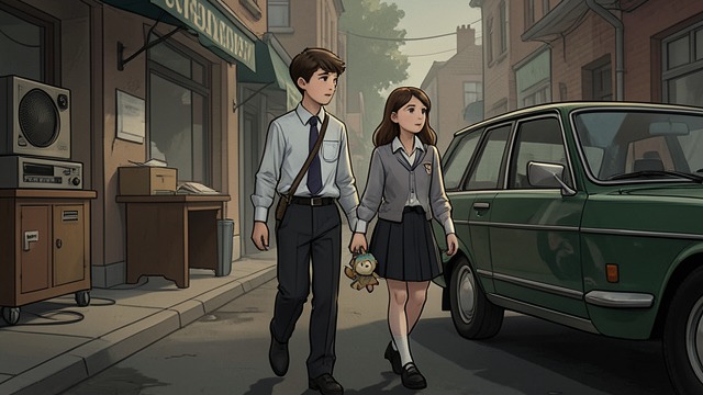 Billy’s Interrupted Childhood from "The Dry". Billy’s Interrupted Childhood A normal routine CCTV shows Billy leaving school with Karen, distracted by a toy and following his mother to the car.