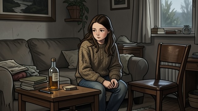 A Childhood Under Fear from "The Dry". A Childhood Under Fear A strained home Ellie grows up in a household dominated by Mal Deacon’s drinking, anger, and neglect.