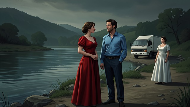 A Relationship Kept Private from "The Dry". A Relationship Kept Private A concealed romance Gretchen and Luke begin seeing each other while Ellie and Aaron remain part of their circle.