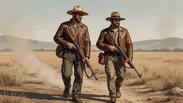 Luke Protects Falk from "The Dry". Luke Protects Falk A friend offers an alibi Luke tells Falk to claim they spent the afternoon rabbit shooting.