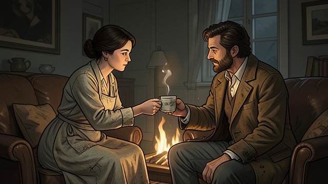 Barb’s Care for Falk from "The Dry". Barb’s Care for Falk A second home Barb makes room for Falk in the Hadler household, giving him some of the warmth his own home lacks.