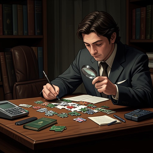 The Meaning of the Clues from "The Dry". This thread tracks how objects and records acquire new meanings as Falk learns to question his first interpretations.