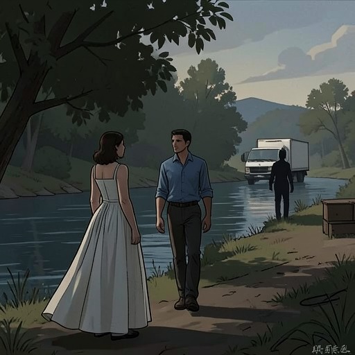 Gretchen’s Secret and Ellie’s Last Hours from "The Dry". This thread traces Gretchen’s role in the events by the river and the guilt that shapes what she can tell Falk.