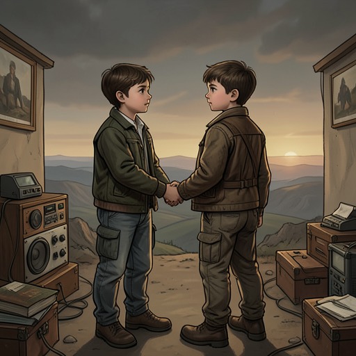 Aaron and Luke’s Shared Lie from "The Dry". This thread traces a friendship sustained by a fabricated alibi, then reconsidered through the truth about Ellie and the Hadler killings.