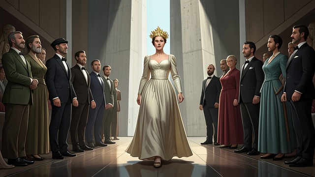 The Queenly Ideal from "Dumplin'". The Queenly Ideal A polished local standard The pageant celebrates beauty through gowns, formal walks, and a history of winners.