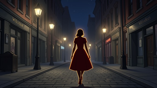 Entering Her Own Light from "Dumplin'". Entering Her Own Light A walk through town Willowdean walks away in the red dress she loves, carrying the night as a memory of stepping into her own light.